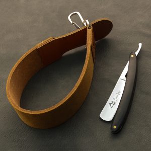 leather strop men's shaving razor