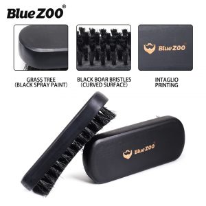 Blue Zoo black mustache brush