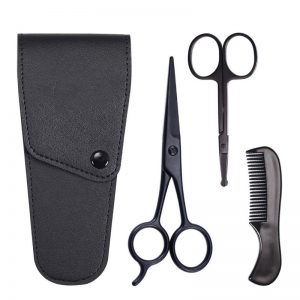 hair comb and scissors